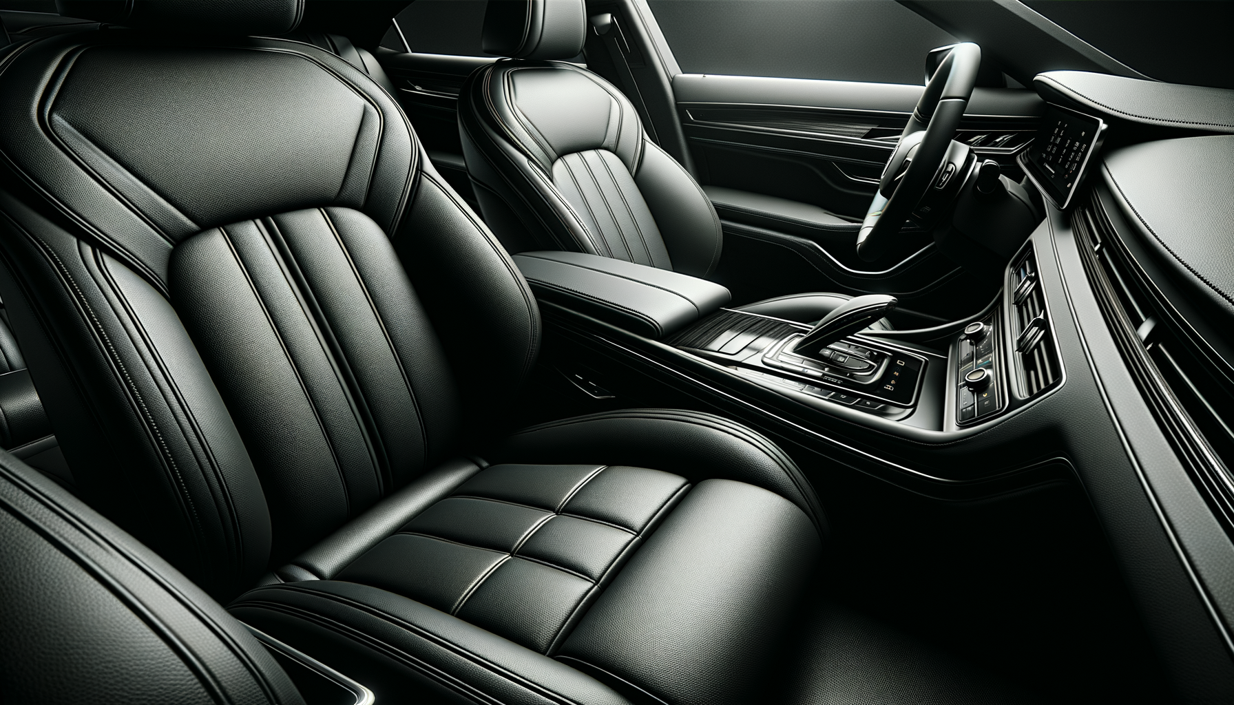 Immaculate detailed vehicle interior